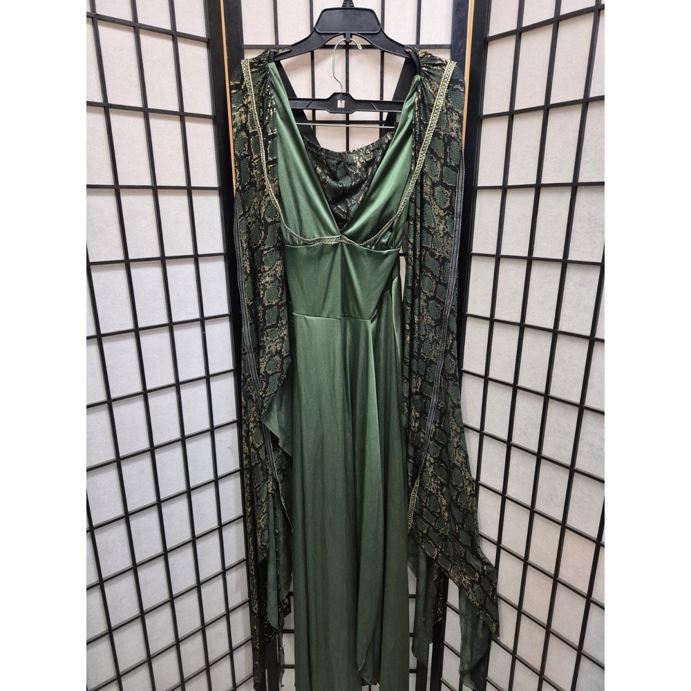 Renaissance Greek Medusa Dragon Queen Costume Dress MEDIUM